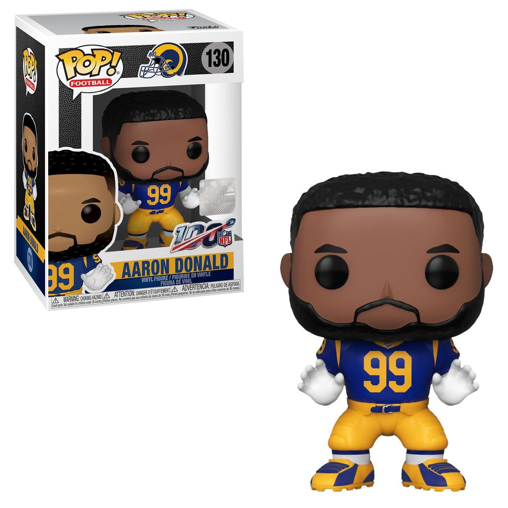 Aaron Donald #130 Funko Pop! Football NFL LA Rams — Pop Hunt Thrills