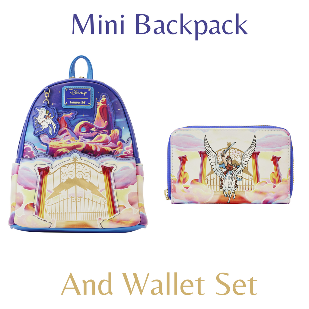 Mini backpack outlet with matching wallet