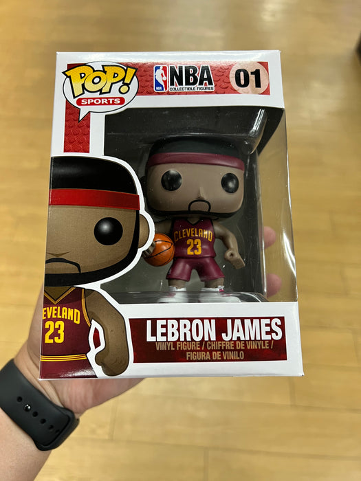 LeBron James Los Angeles Lakers Trading Card Funko Pop