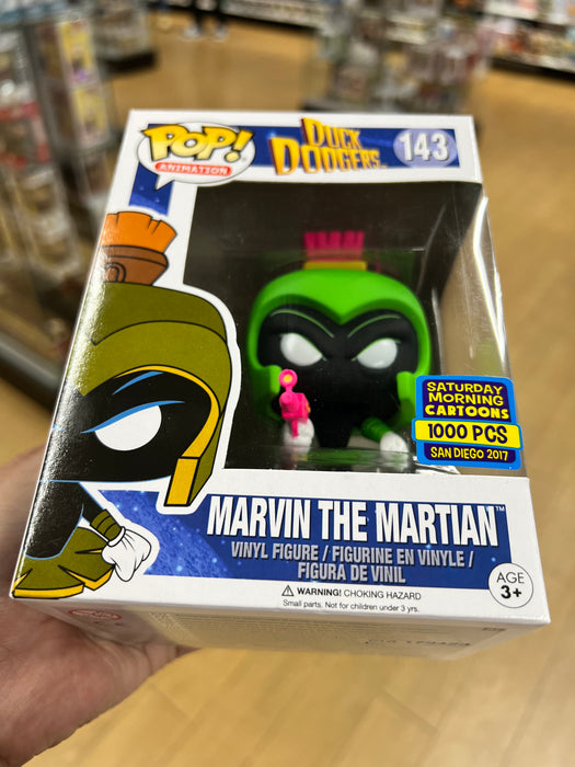 Marvin The Martian (Neon Green) #143 Saturday Mornings Cartoons (1000 Pcs) 2017 San Diego Funko Pop! Animation Looney Tunes