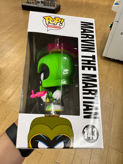 Marvin The Martian (Neon Green) #143 Saturday Mornings Cartoons (1000 Pcs) 2017 San Diego Funko Pop! Animation Looney Tunes