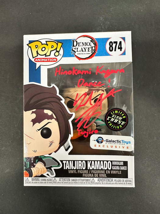 Signed*** Tanjiro #874 Limited Glow Chase Edition Galactic Toys Exc — Pop  Hunt Thrills