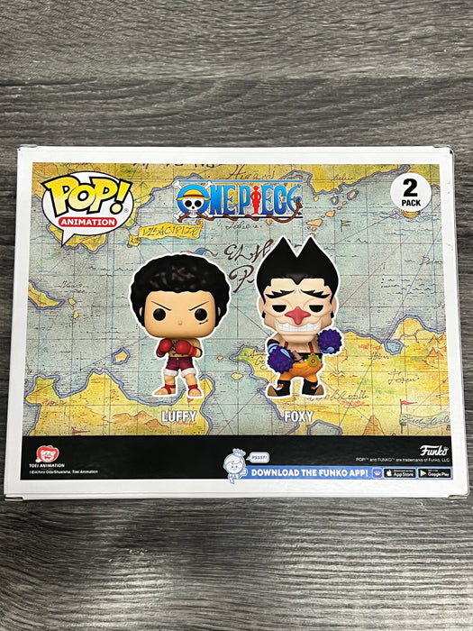 Luffy & Foxy (2-Pack) Chase Limited Edition Hot Topic Exclusive Funko Pop! Animation One Piece