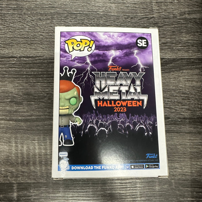 Freddy Zombie 2023 Funko Heavy Metal Halloween (Limited Edition 3000 Pcs) Glitter Funko Pop!