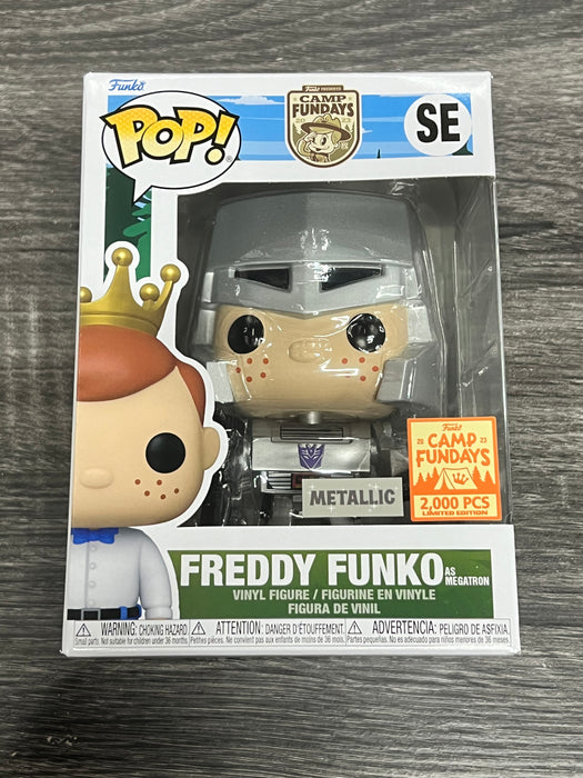 Freddy Funko as Megatron #SE 2023 Camp Fun Days (2000 Pcs) Funko Pop! Camp Fun Days