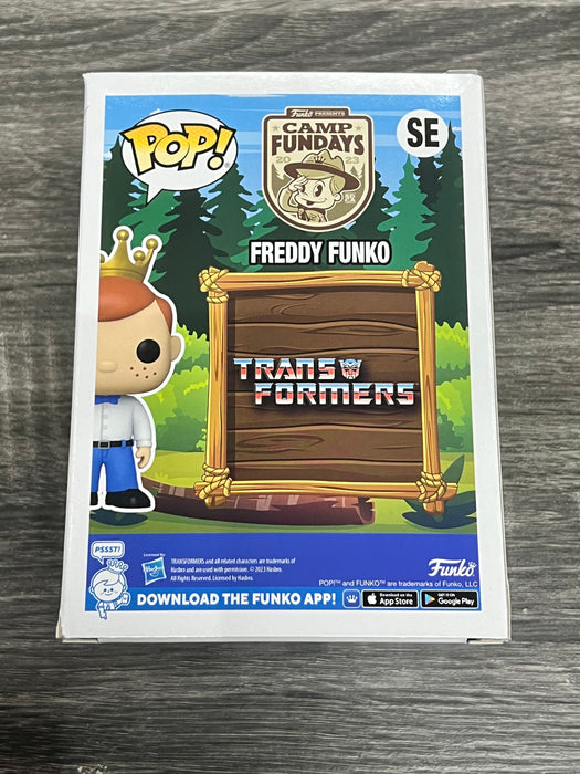 Freddy Funko as Megatron #SE 2023 Camp Fun Days (2000 Pcs) Funko Pop! Camp Fun Days