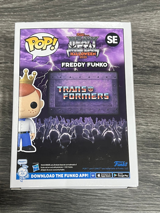 Freddy Funko as Soundwave #SE 2023 Funko Heavy Metal Halloween (500 Pcs) Funko Pop! Funko Heavy Metal Halloween