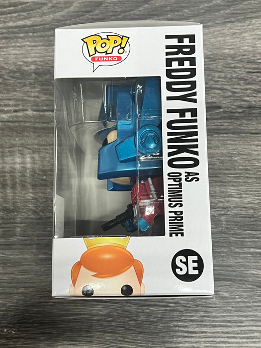 Freddy Funko as Optimus Prime #SE 2022 Funko Fundays Blacklight Battle (500 Pcs) Funko Pop! Funko Fundays