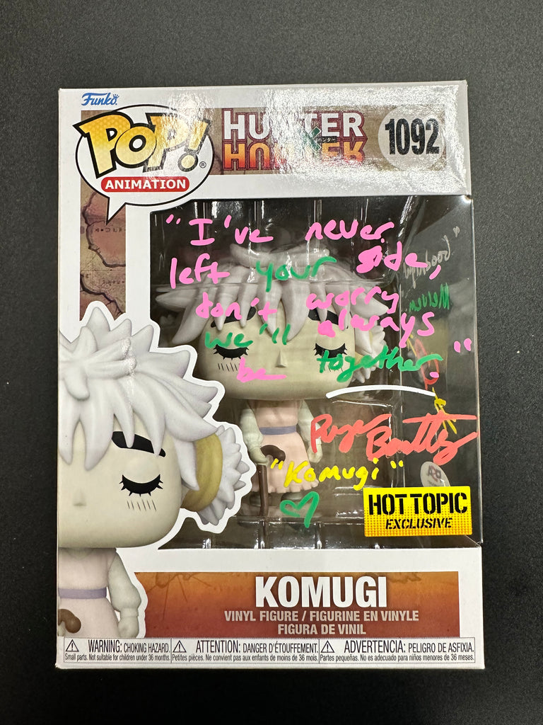 Signed***Komugi #1092 Hot Topic Exclusive Funko Pop! Animation