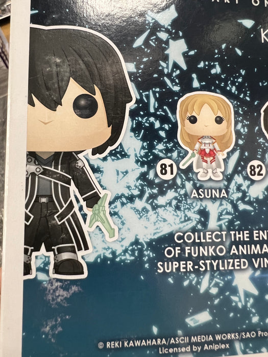 Kirito #82 Hot Topic Exclusive Funko Pop! Animation Sword Art Online