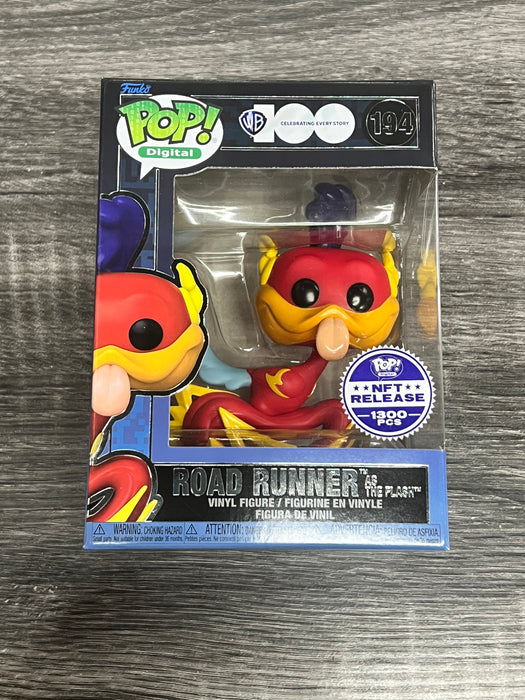 Road Runner as The Flash #194 NFT Release (1300 Pcs) Funko Pop! Digital WB 100