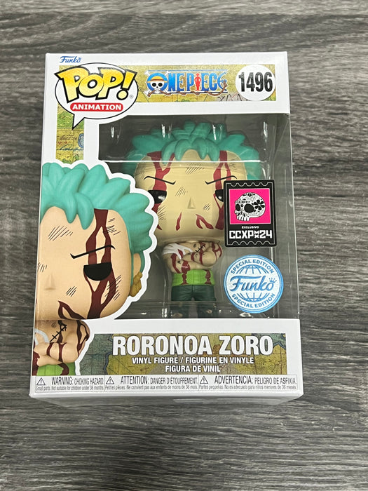 Roronoa Zoro #1496 2024 CCXPMX Exclusive Funko Pop! Animation One Piece