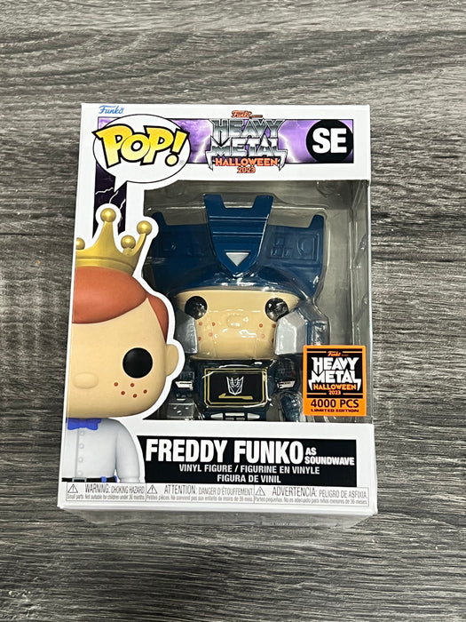 Freddy Funko as Soundwave SE 2023 Funko Heavy Metal Halloween 4000 P Pop Hunt Thrills