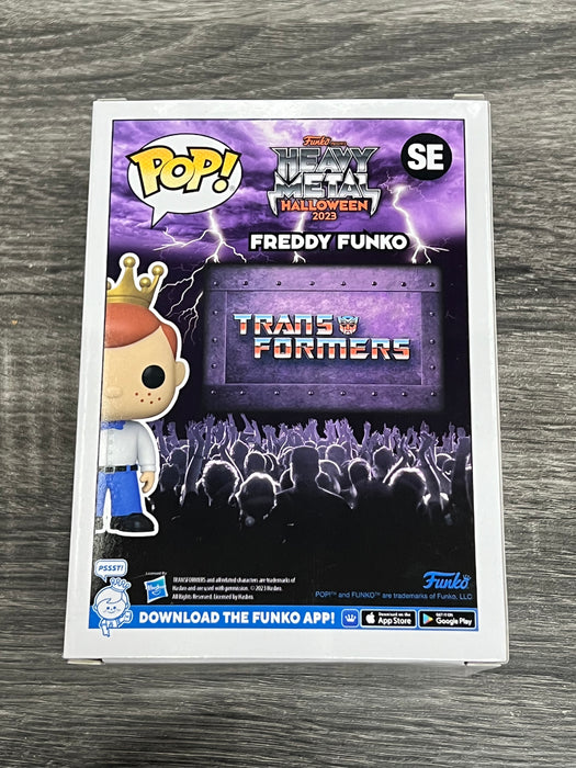 Freddy Funko as Soundwave #SE 2023 Funko Heavy Metal Halloween (4000 Pcs) Funko Pop! Funko Heavy Metal Halloween