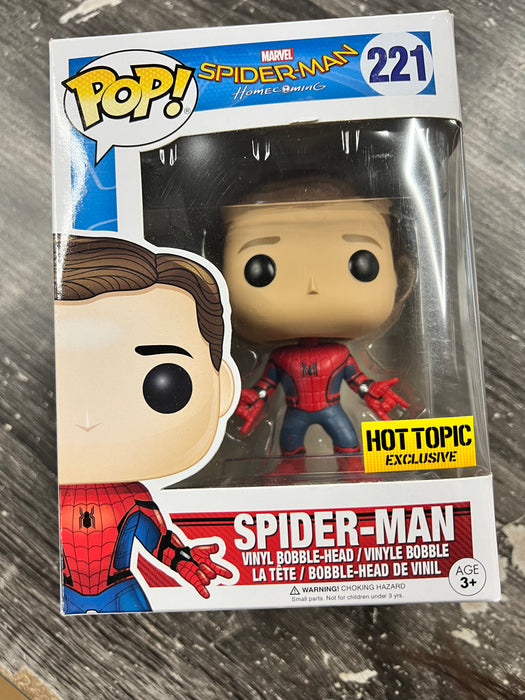 Spider-Man #221 Hot Topic Funko Pop! Marvel Spider-Man Homecoming