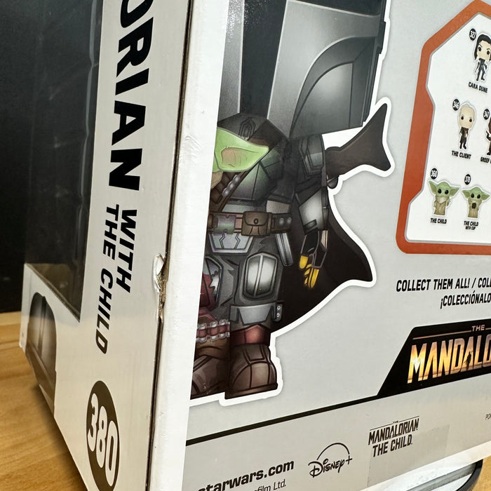 The Mandalorian with The Child Chrome #380 10-inch Funko Pop! Star wars