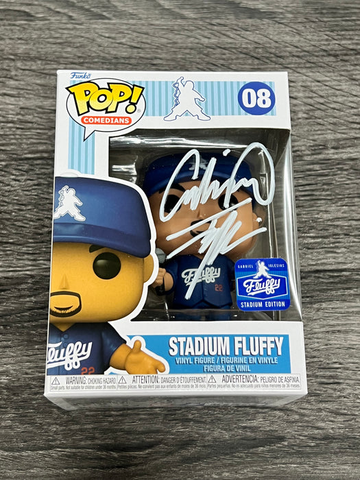 Signed Stadium Fluffy #08 Gabriel Iglesias Fluffy Stadium Edition Funko Pop! Comedians