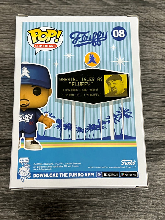 Signed Stadium Fluffy #08 Gabriel Iglesias Fluffy Stadium Edition Funko Pop! Comedians