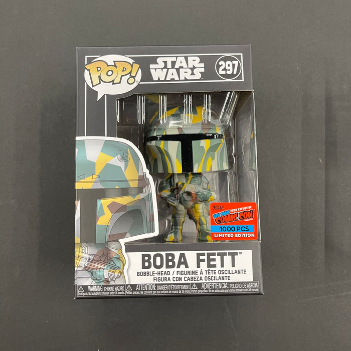 Boba Fett #297 New York 2020 Exclusive Comic Con 1000pcs Limited Edition Funko Pop! Star Wars