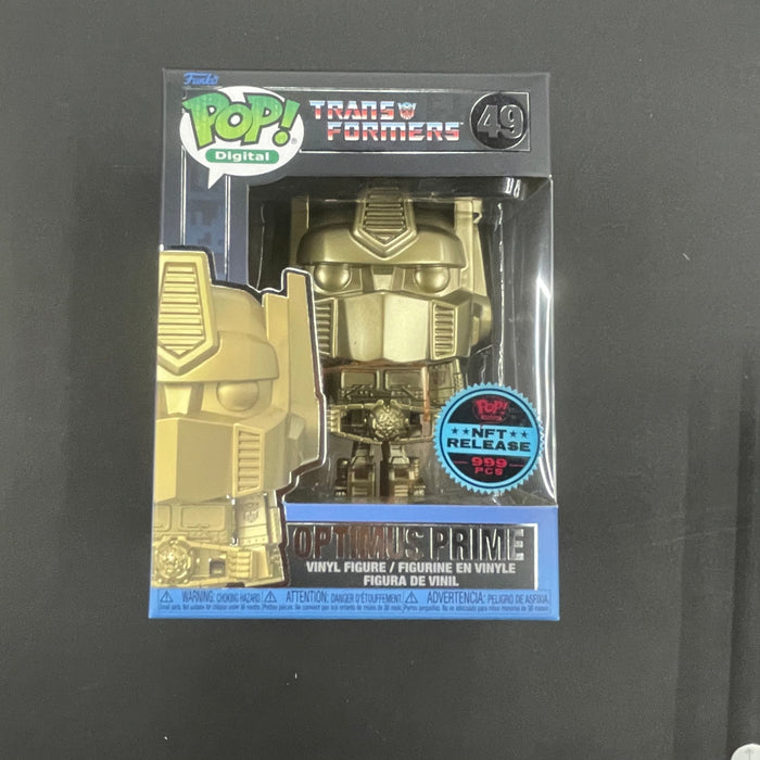 Optimus Prime #49 NFT Release (999 PCS) Funko Pop! Digital Transformers