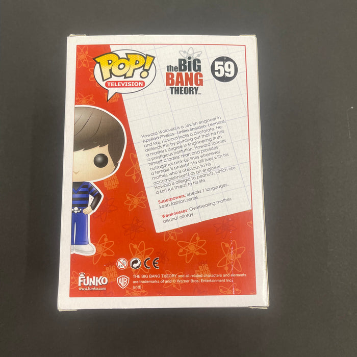 Howard Wolowitz #59 Funko Pop! Television The Big Bang Theory