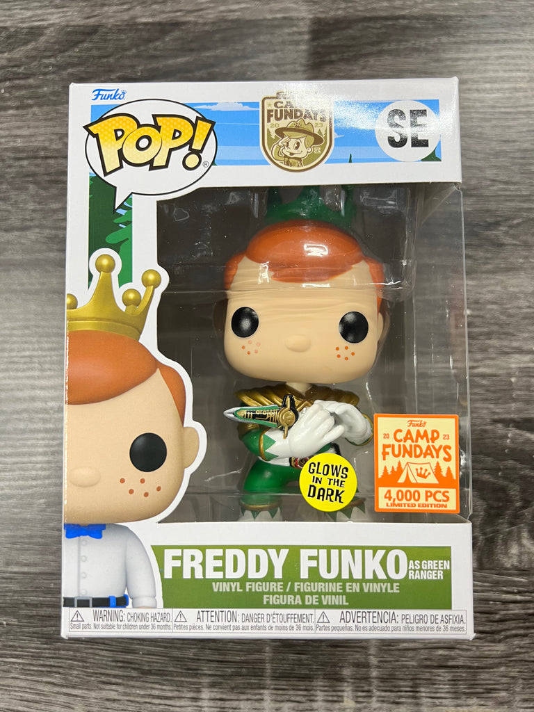 Freddy Funko hot as Green Ranger GITD (Slight Damage)