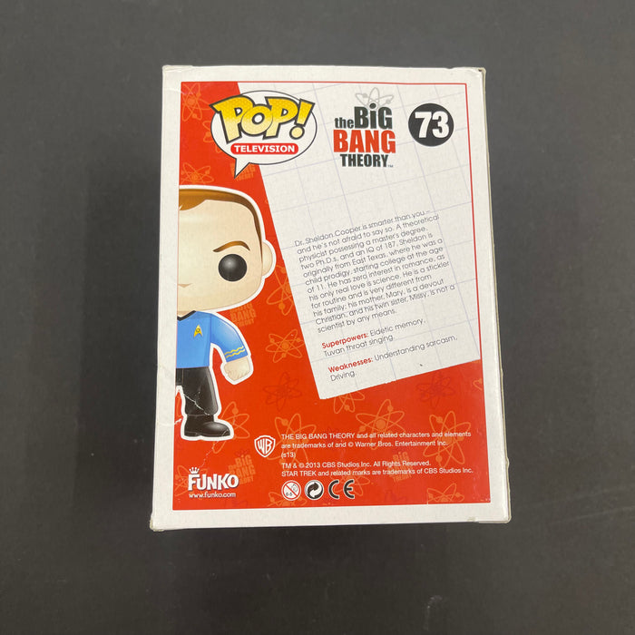 Sheldon Cooper (Star Trek) #73 Funko Pop! Television The Big Bang Theory