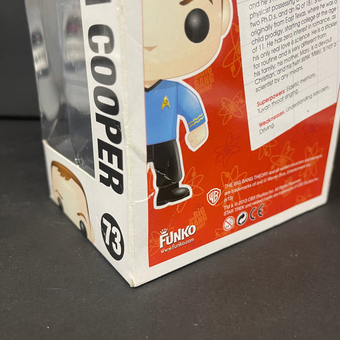 Sheldon Cooper (Star Trek) #73 Funko Pop! Television The Big Bang Theory