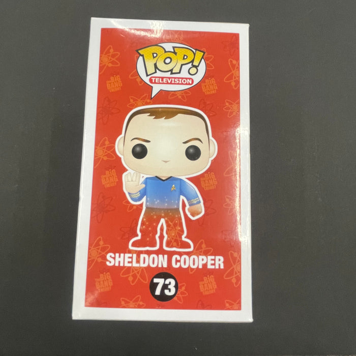 Sheldon Cooper (Transporting) #73 2013 San Diego Comic Con Exclusive 1008pc Limited Funko Pop! Television The Big Bang Theory