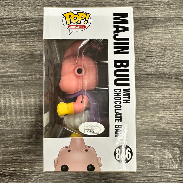 ***Signed*** Majin Buu With Chocolate Bar #1041 Gamestop Exclusive Funko Pop! Animation Dragon Ball Z