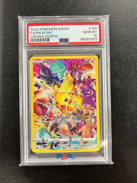 Pikachu SVP EN #088 Paldea Adventure Chest Pokemon Card PSA Mint 10