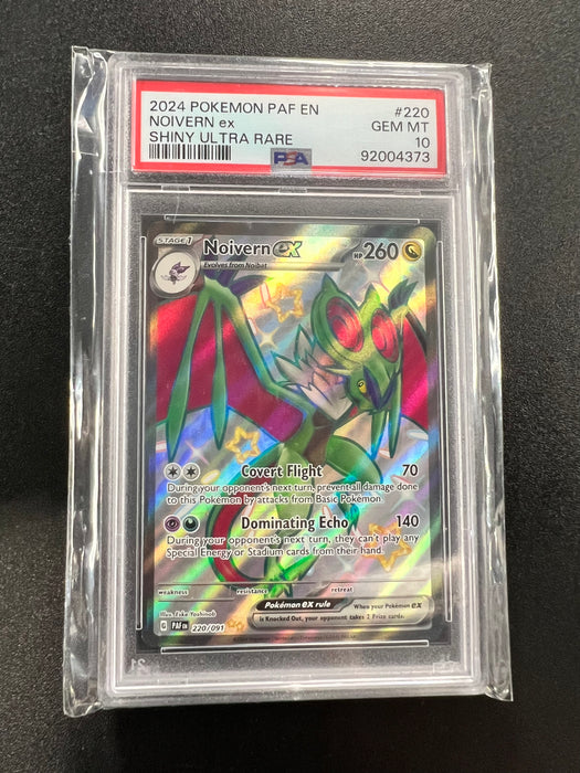 Noivern Ex 220/091 Shiny Ultra Rare Pokemon Card PSA Mint 10