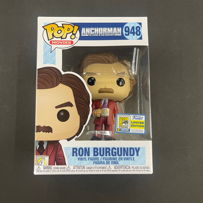 Ron Burgundy #948 2020 San Diego Comic Con International Limited Edition Funko Pop! Movies Anchorman