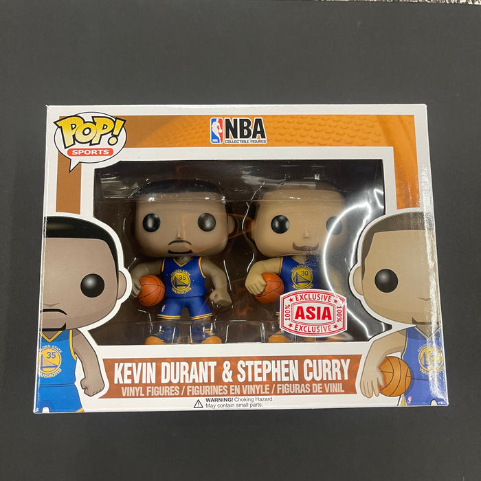 Kevin Durant & Stephen Curry 2-Pack (Un-Realise)  Asia Exclusive Sticker Pop! Sports NBA