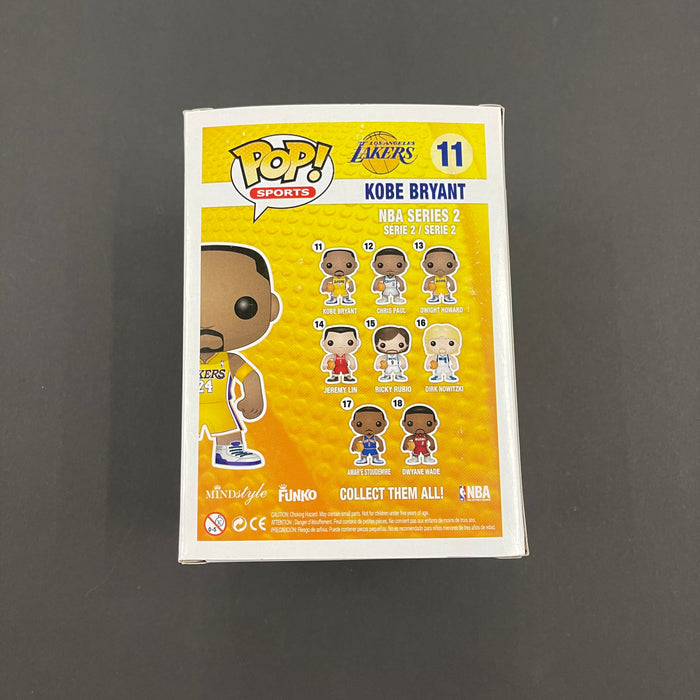 Kobe Bryant #11 Wearing #24 Gold Jersey With ArmBand Funko Pop! Sports NBA