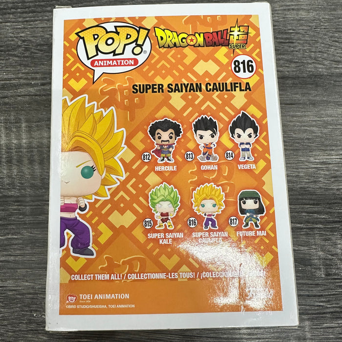 ***Signed*** Super Saiyan Caulifla #816 Funko Pop! Animation Dragon Ball Z