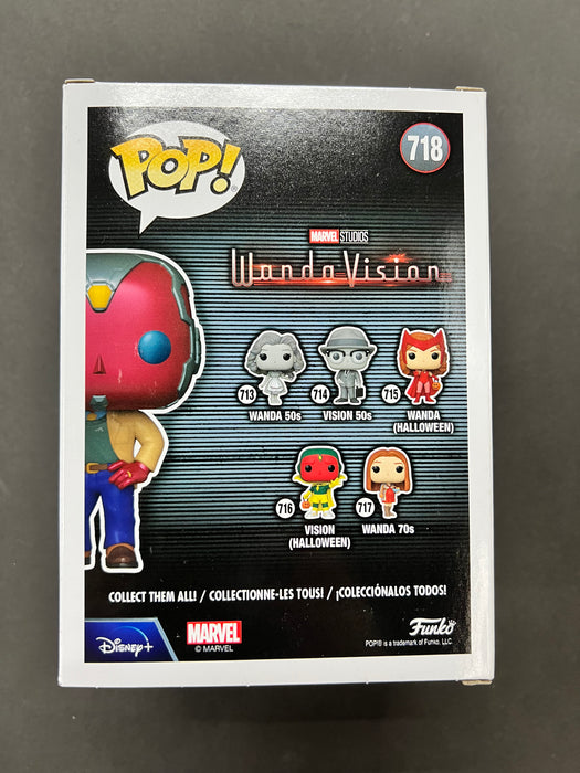 ***Signed*** Vision 70's #718 Only @ Gamestop Funko Pop! Marvel Studios Wanda Vision