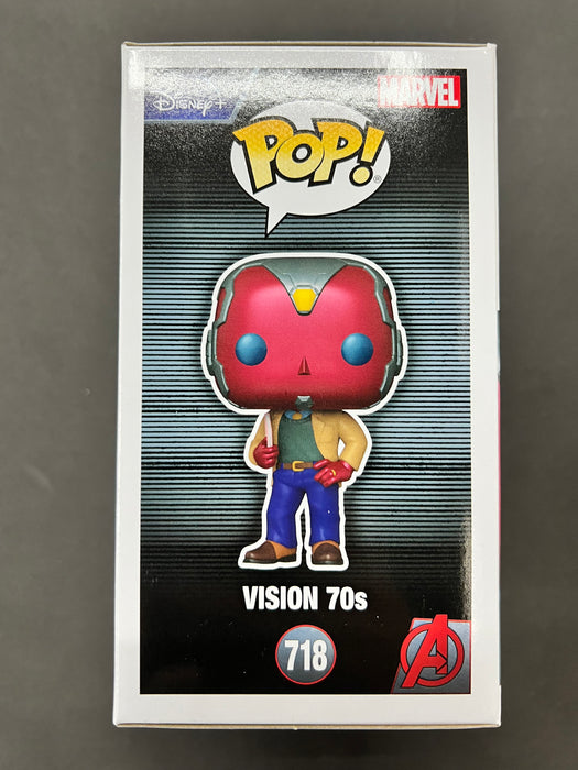 ***Signed*** Vision 70's #718 Only @ Gamestop Funko Pop! Marvel Studios Wanda Vision