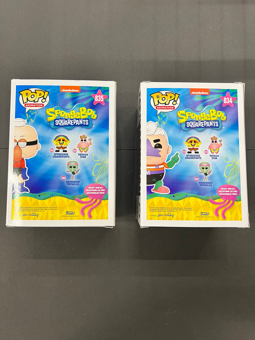 ***SET*** Mermaid Man #834 & Barnacle Boy #835 2020 Fall Convention Limited Edition Funko Pop! Spongebob Squarepants