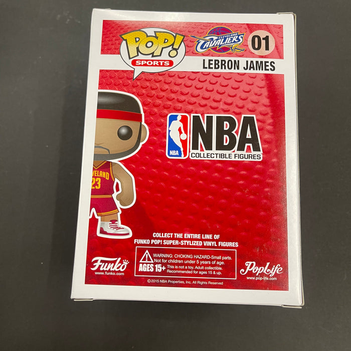 Lebron James #01 Funko Pop!  Basketball NBA Cleveland Cavaliers Miami Heat