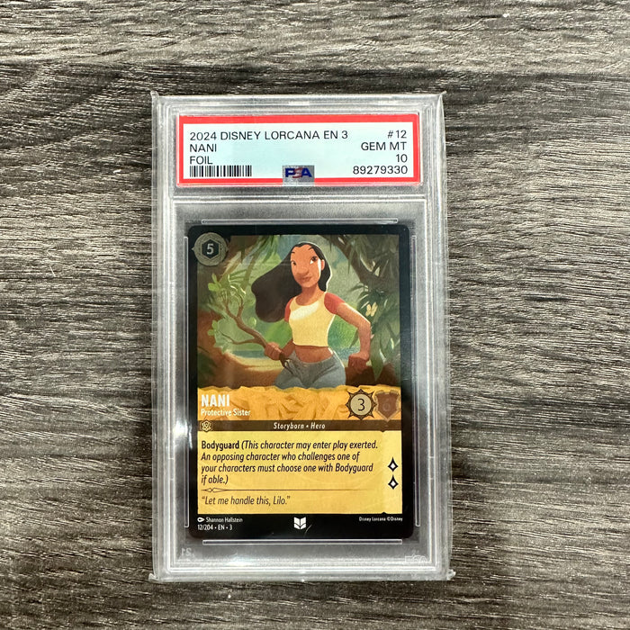 Nani 2024 Disney Lorcana 12/204 GEM MT 10