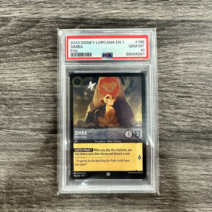 Simba 2023 Disney Lorcana 188/204 GEM MT 10