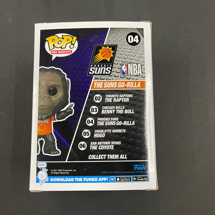 ***Signed*** The Suns Go-Rilla #04 Funko Pop! NBA Mascots Phoenix Suns