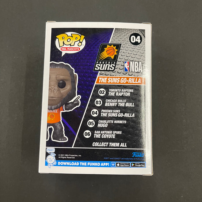 ***Signed*** The Suns Go-Rilla #04 Funko Pop! NBA Mascots Phoenix Suns