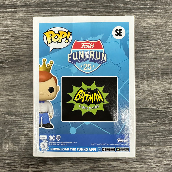 Freddy Funko as The Dynamic Duo #SE Chase Limited Edition 2023 Fun On The Run Travel Edition Funko Pop! Fun On The Run