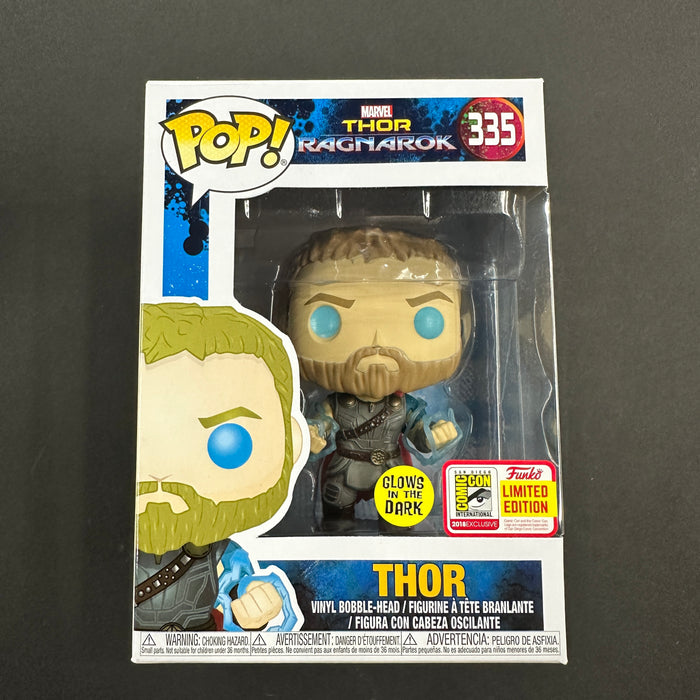 Thor #335 2018 San Diego Comic Con Exclusive Glows in the dark  Funko Pop! Marvel Thor Ragnarok