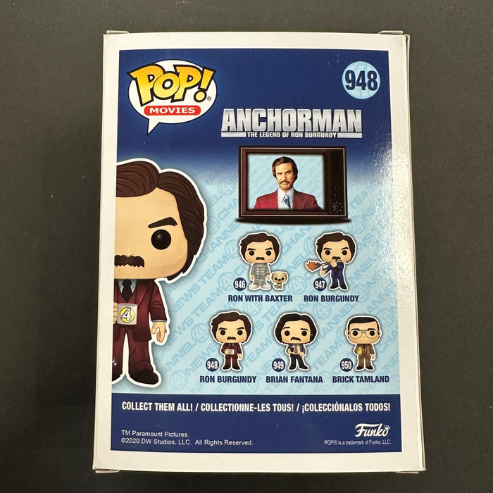 Ron Burgundy #948 2020 Summer Convention Limited Edition Exclusive Funko Pop! Movies Anchorman