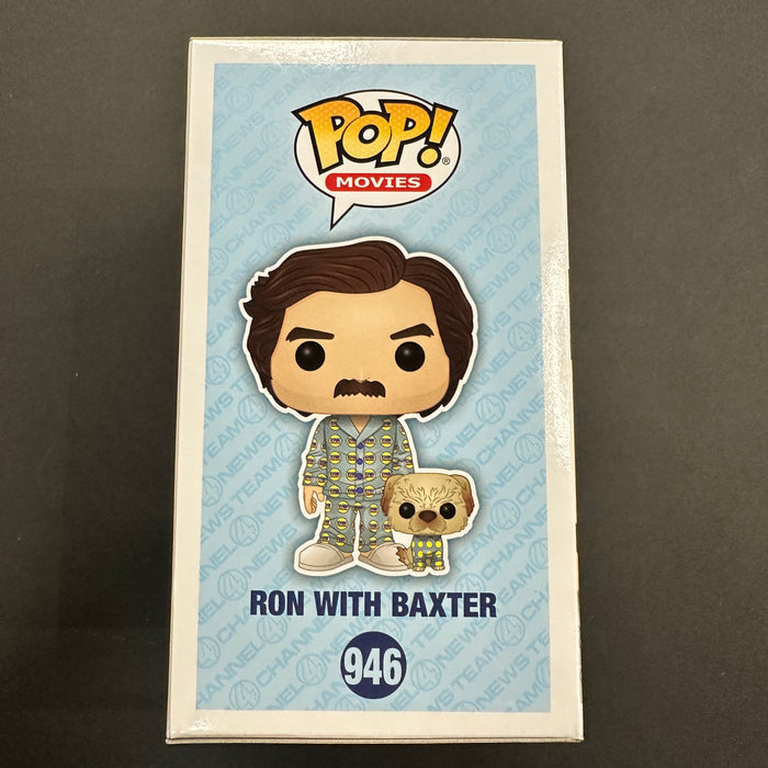 Ron with Baxter #946 2020 San Diego Comic Con Limited Edition Exclusive Funko Pop! Movies Anchorman