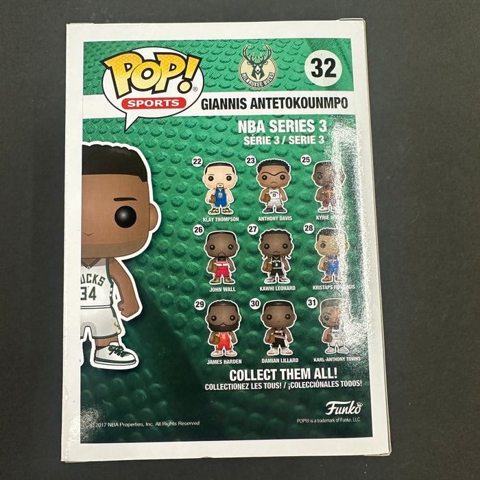 Giannis Antetokounmpo #32 Funko Pop! Basketball NBA Milwaukee Bucks