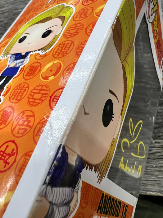 ***Signed***Android 18 #530 Funko Pop! Animation Dragon Ball Z